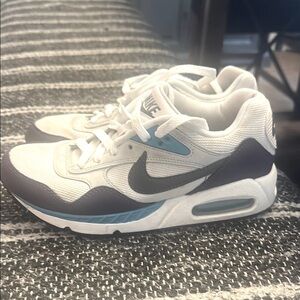 Nike White, Purple and Blue Air Max Sneakers